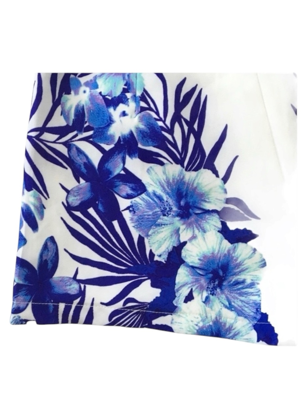 new LF into ❦ Chic Hibiscus Print Shorts ❦ Bright Amethyst Colorful Floral ❦ 6 - Picture 3 of 16